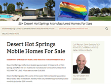 Tablet Screenshot of deserthotspringsmobilehomes.com